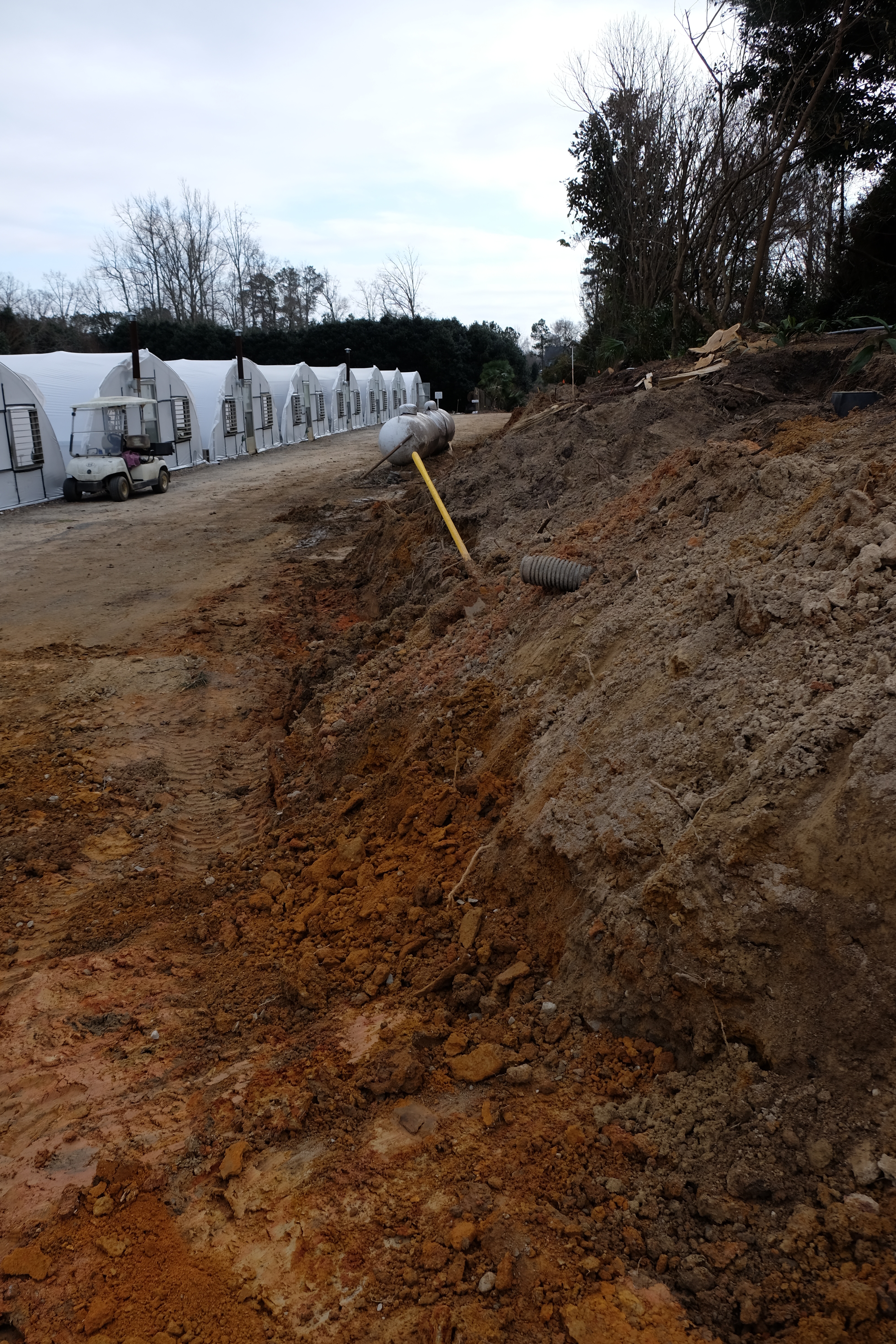 2016 - Crevice garden grading prep