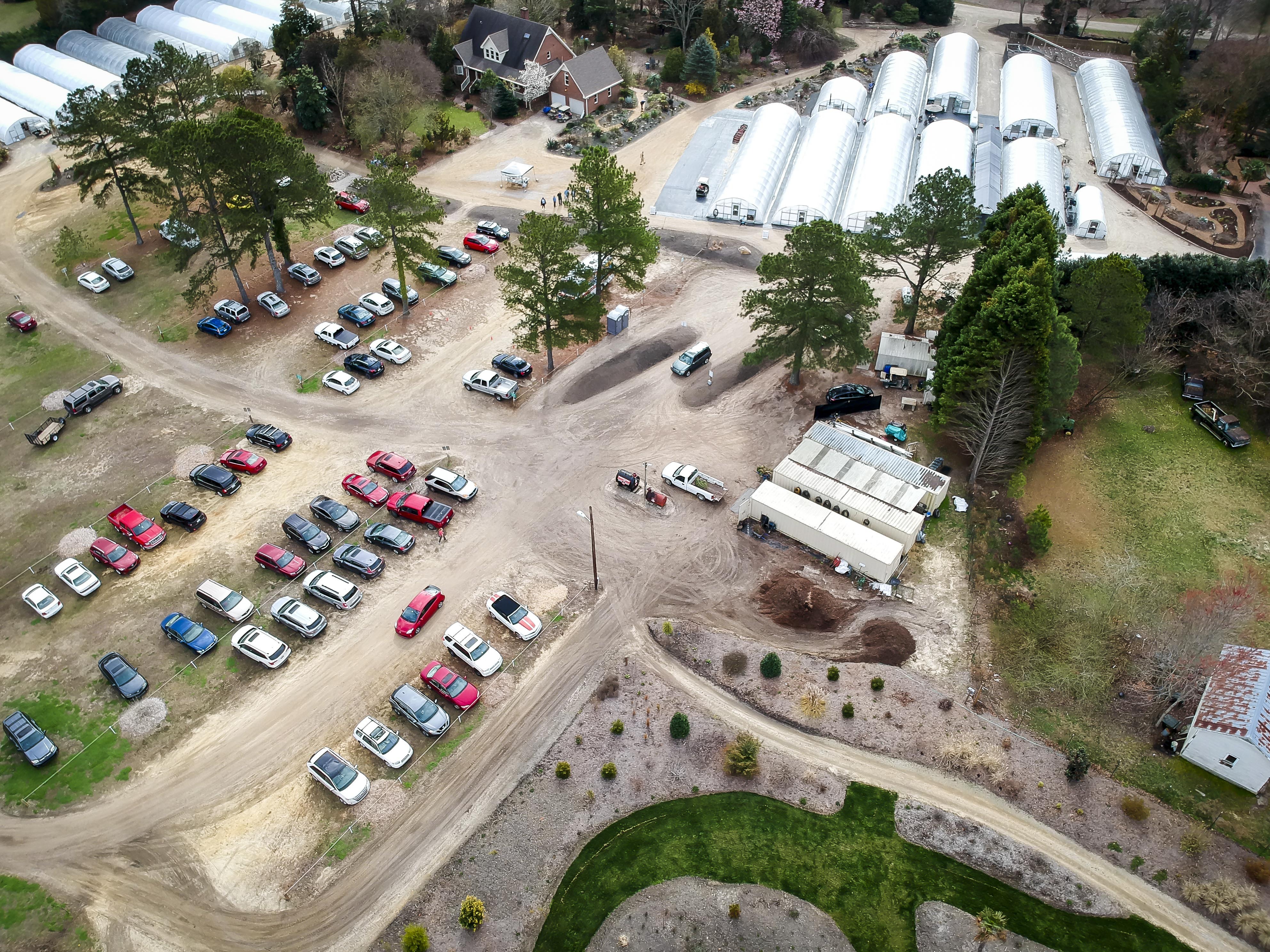 2018 PDN open house parking lot arial