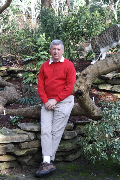 Tony Avent in the JLBG Grotto Garden